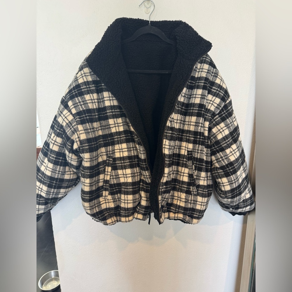 Reversible oversized Jacket - Picture 3 of 4